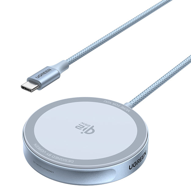 UGreen 25W MagFlow Qi2.2 Certified Magnetic Wireless Charger - Blue