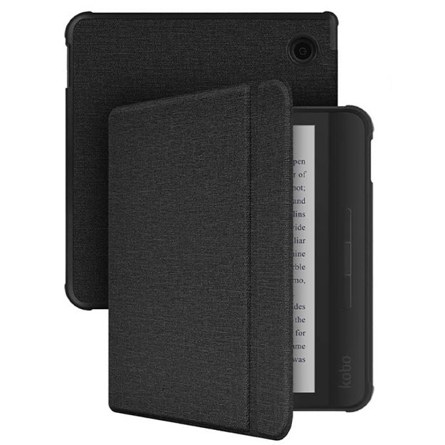 Kobo Libra Colour 7" eReader With Generic Cover Bundle - Black