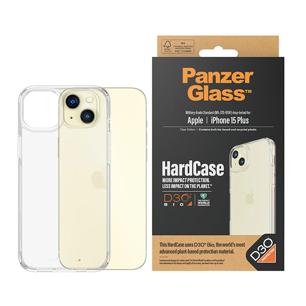PanzerGlass HardCase With D3O iPhone 15 Plus - Clear