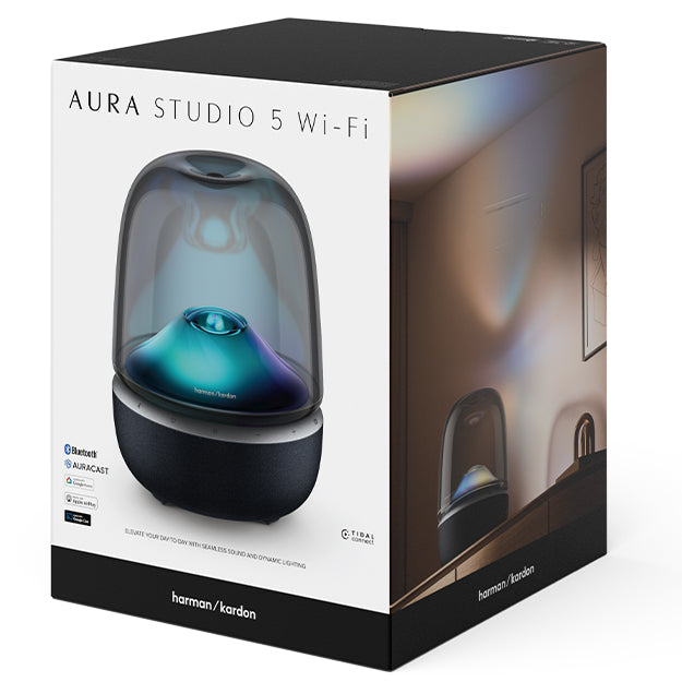 Harman Kardon Aura Studio 5 Bluetooth Speaker - Black