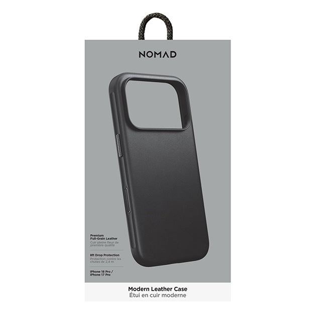 Nomad Modern Leather MagSafe Case For Apple iPhone 18 PRO / 17 PRO