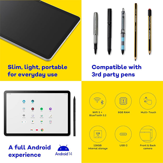 Wacom MovinkPad 11 Portable Pad Graphic Pen Display - Grey