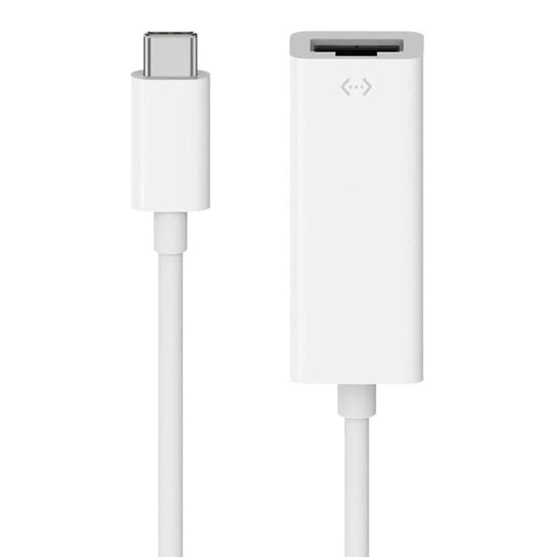 Belkin USB-C To Gigabit Ethernet Adapter - White