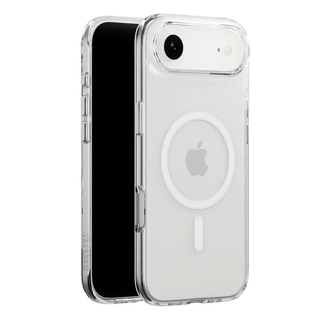 SwitchEasy Bright M Never Yellowing Protective Clear Case With MagSafe For iPhone AIR - Transparent White Ring