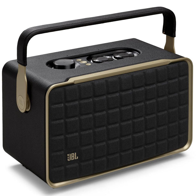 JBL Authentics 300 Retro Style Portable Smart Home Speaker With Built-In WiFi - Black
