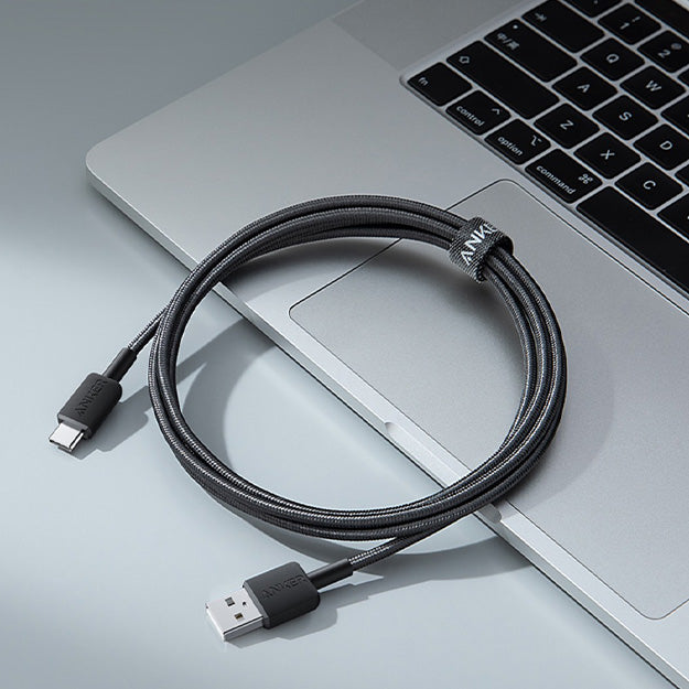 Anker 322 PowerLine USB-A To USB-C 1.8M Cable - Black