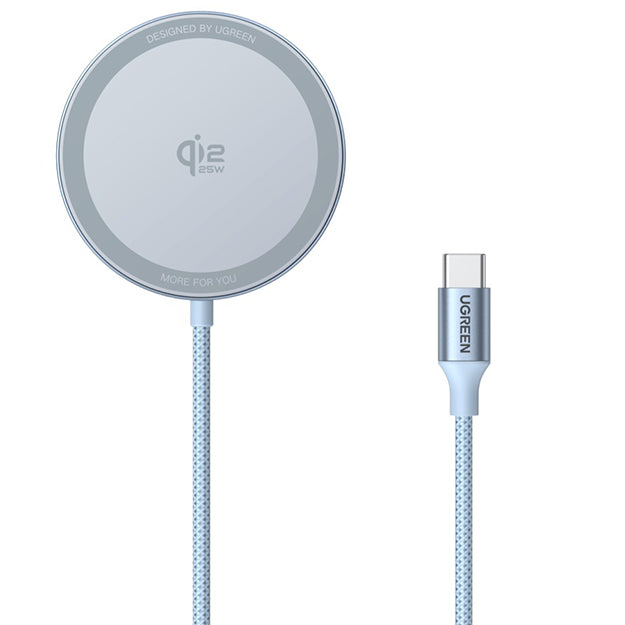 UGreen 25W MagFlow Qi2.2 Certified Magnetic Wireless Charger - Blue
