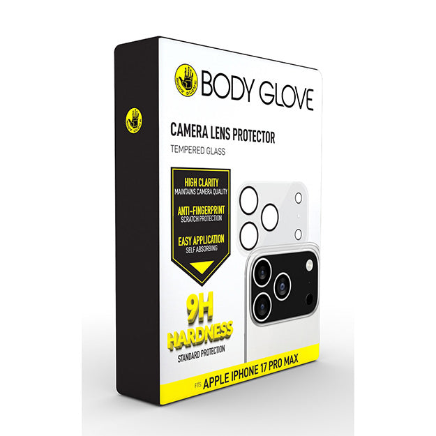 Body Glove Tempered Glass Camera Screen Protector For Apple iPhone 17 Pro Max – Black