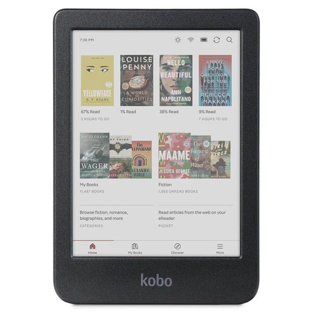 Kobo Clara Colour 6" eReader With Kobo Basic SleepCover - Cobalt Blue