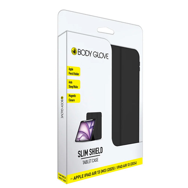 Body Glove Slim Shield Tablet Case For Apple iPad Air 13 (2025) / iPad Air 13 (2024) - Black