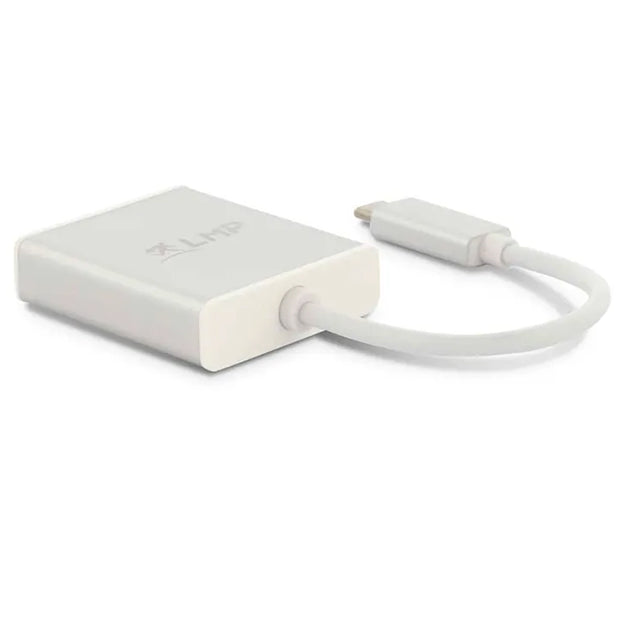 LMP USB-C To DVI Adapter USB 3.1 (m) to DVI (f) Aluminum Housing - Silver