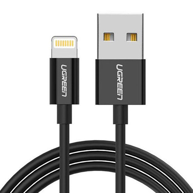 UGreen USB To MFI Lightning USB Cable – 1 Meter - Black