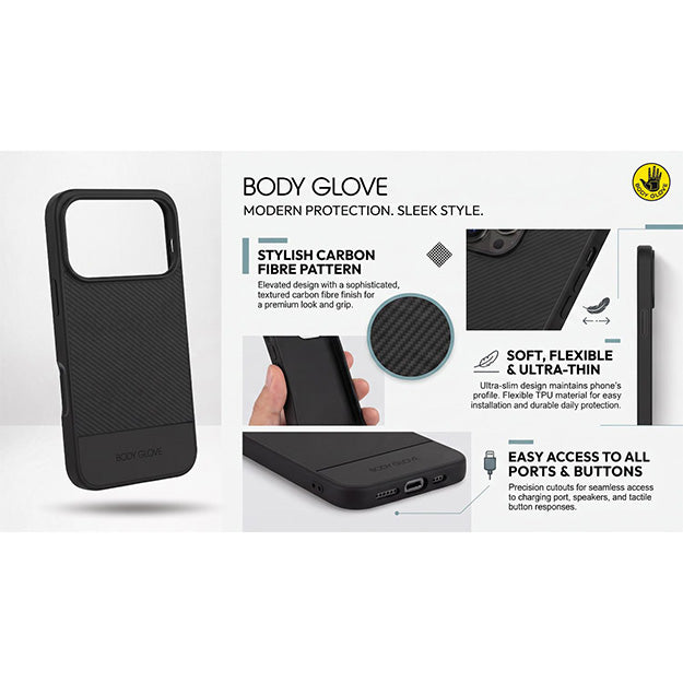 Body Glove Astrx Case For Apple iPhone 18 PRO / 17 PRO – Black