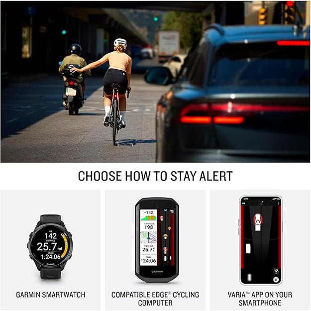Garmin Varia RearVue 820 Radar Tail Light - Black
