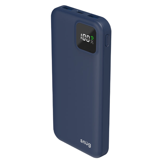 Snug 10000mAh Power Bank With Fast Charge - Black