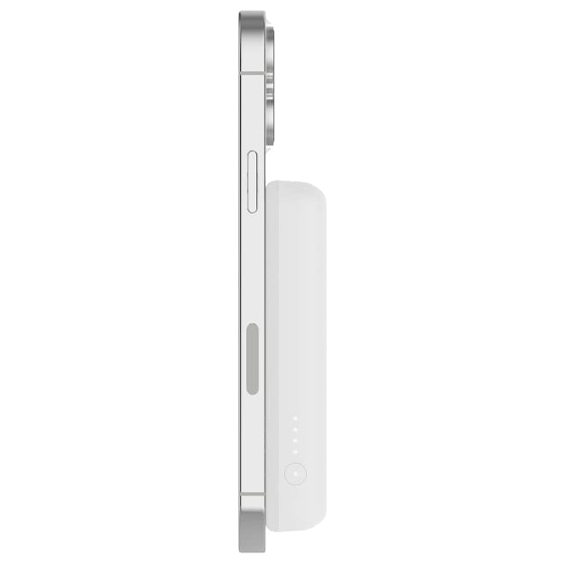 Belkin BoostCharge 5000mAh Magnetic Wireless Power Bank With Stand - White