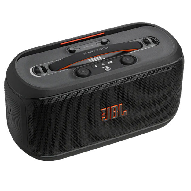JBL PartyBox On The Go 2 Portable Party Speaker With Handle & Shoulder Strap - Black