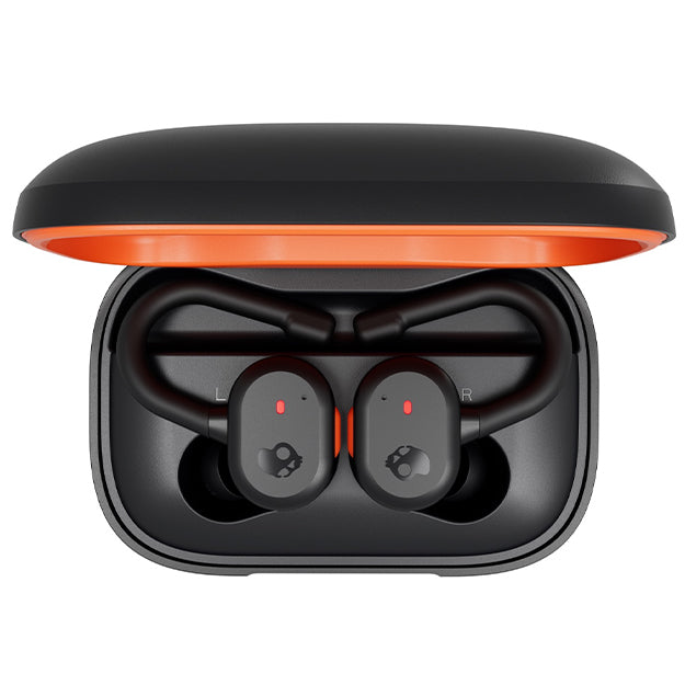 SkullCandy Push Active True Wireless In-Ear Earbuds – Black/Orange