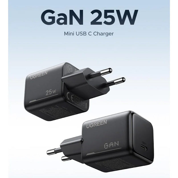 UGreen 1 Port PD Wall Charger 25W - Black