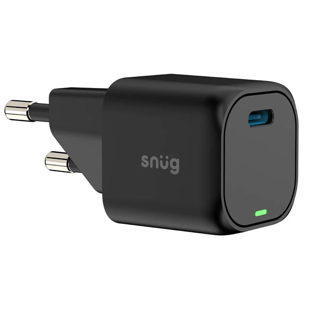 Snug 1 Port Mini PD Home Charger 25W - Black