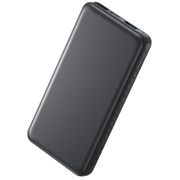 Anker Zolo 10 000mAh 22.5W Power Bank & Anker Soundcore K20i Bluetooth Wireless Semi In-Ear Earbuds Bundle - Black