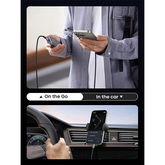 UGreen 240W USB-C To USB-C Braided Cable With Fast Charging 1m - Black