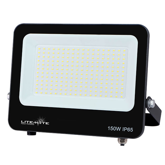 LiteMate 150 Watt LED Flood Light - Black
