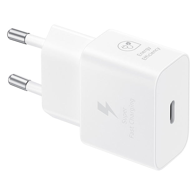 Samsung 1 Port GaN Travel Adapter With Cable 25W - White