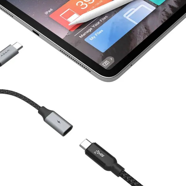 Adam Elements CASA H180 USB-C To 4K 60Hz HDMI Cable With PD 100W - Silver