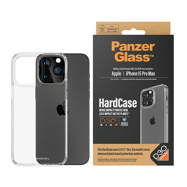 PanzerGlass HardCase With D3O For iPhone 15 Pro Max - Clear