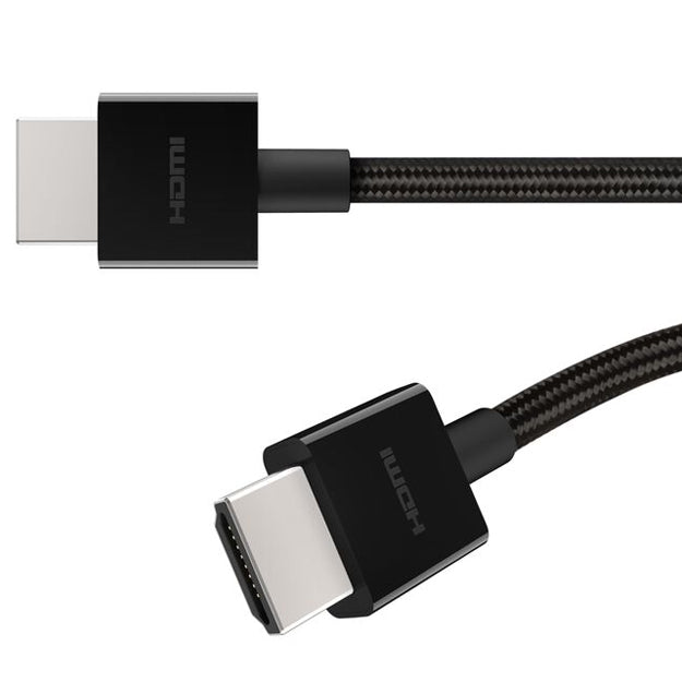 Belkin 8K Ultra High Speed HDMI 2.1 Braided Cable - Black