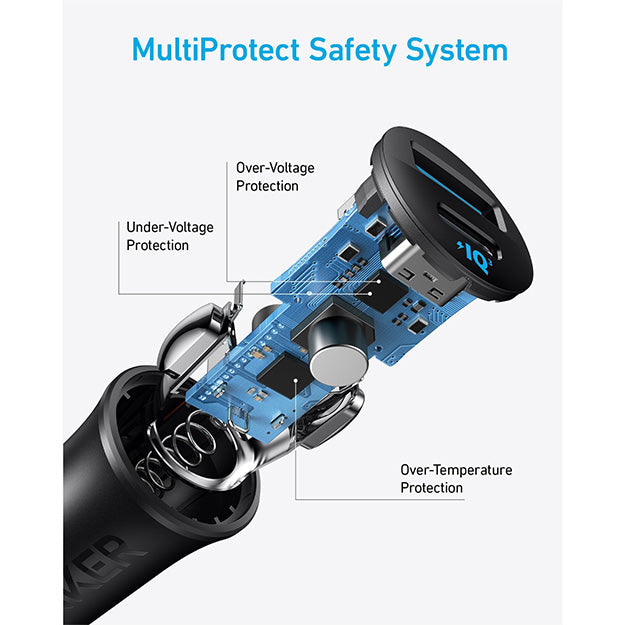 Anker 30W PD Car Charger (2 Ports) – Black