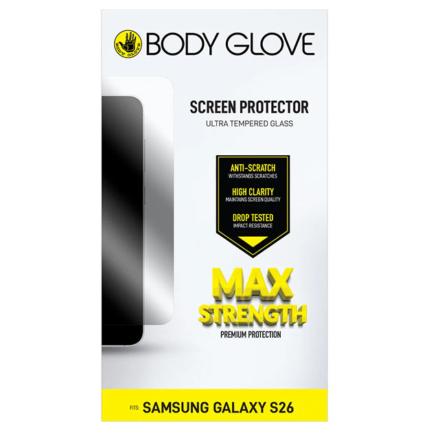 Body Glove Ultra Tempered Glass Screen Protector For Samsung Galaxy S26 - Clear
