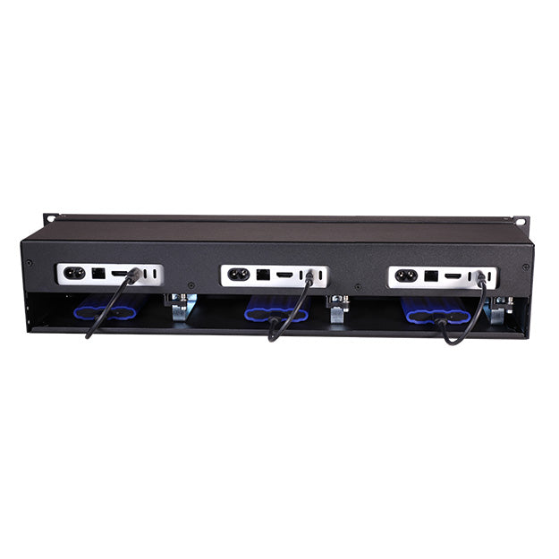 Sonnet RackMac mini (2024+) Rev B Rear 2U Enclosure Mounting Shelf Accessory - Black