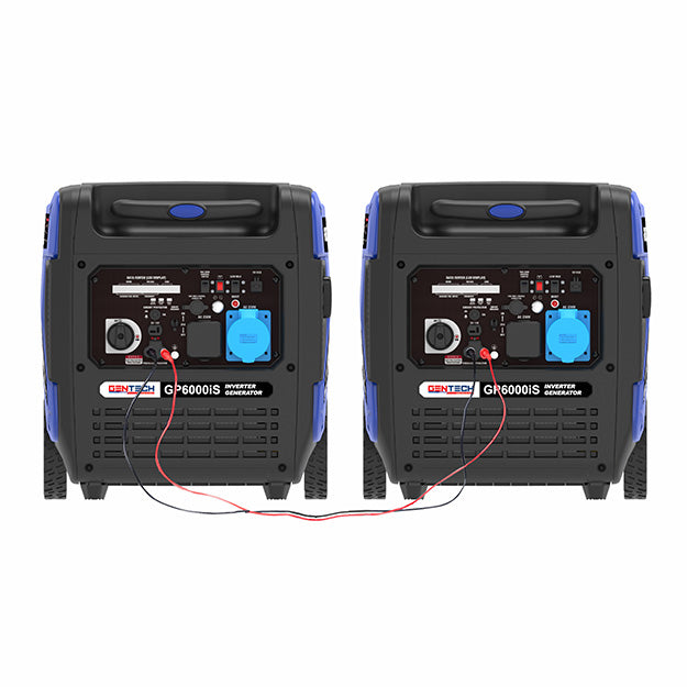 Gentech Power 6 kVA Pure Sine Wave Inverter Generator (GP6000IS) - Black/Blue