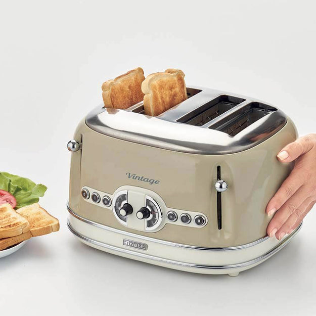 Ariete 156 Vintage 4 Slice Electric Toaster