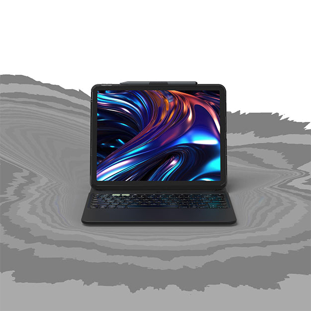 Zagg Pro Keys 2 Bluetooth Keyboard Folio Case For iPad Air 13"(M3/M2) - Black