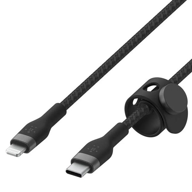 Belkin 2m BoostCharge Pro Flex USB-C To Lightning Cable - Black
