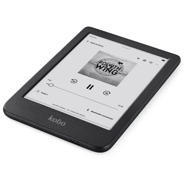 Kobo Clara BW 6” E Ink Carta 1300 HD Touchscreen eReader - Black