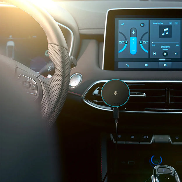 Adam Elements CQ1 Qi2 Magnetic Charging Car Mount - Black