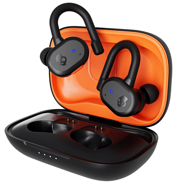 SkullCandy Push Active True Wireless In-Ear Earbuds – Black/Orange