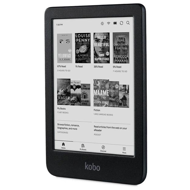 Kobo Clara BW 6" eReader With Original Kobo Basic SleepCover - Cobalt Blue