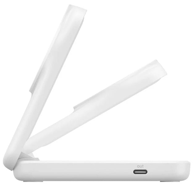 Belkin UltraCharge 25W 2-in-1 Qi2 Square Magnetic Wireless Charger