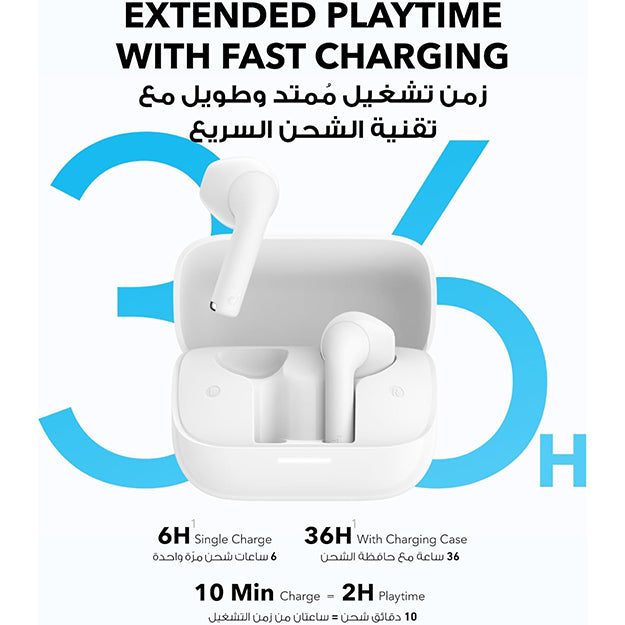 Anker Soundcore K20i Bluetooth Wireless Semi-in-Ear Earbuds