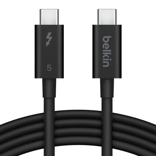 Belkin Thunderbolt 5 Type-C Male To Male 240 Watt 1m Cable - Black