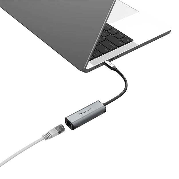 Adam Elements CASA e2 USB-C To 2.5 Gigabit Ethernet Adapter - Space Grey