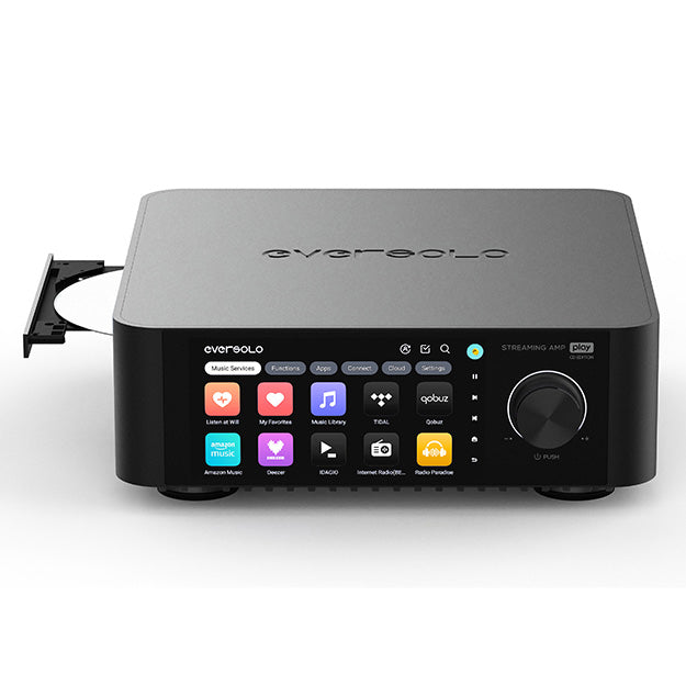 Eversolo Play CD All-In-One Music Streamer With Amplifier - Black