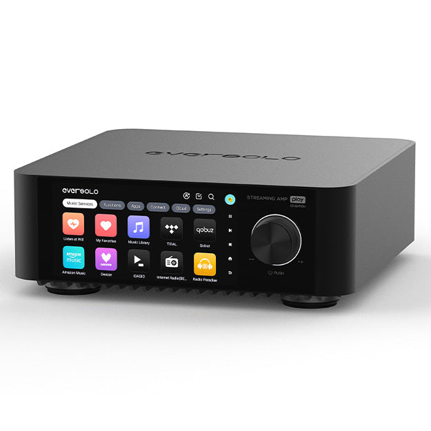Eversolo Play All-In-One Music Streamer With Amplifier - Black