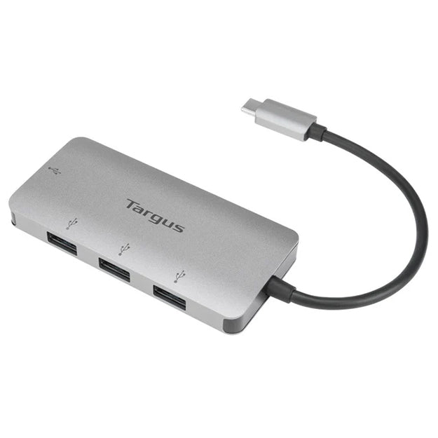 Targus USB-C To 4-Port USB-A Hub - Silver