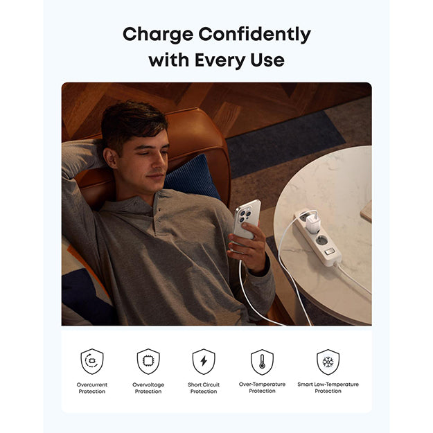 Anker Zolo 30W Compact USB-C GaN Charger – White